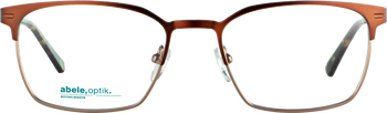 Das Bild zeigt die Korrektionsbrille 141411 von der Marke Abele Optik in braun.