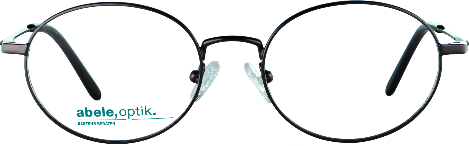 Das Bild zeigt die Korrektionsbrille 143411 von der Marke Abele Optik in dunkelgrau.