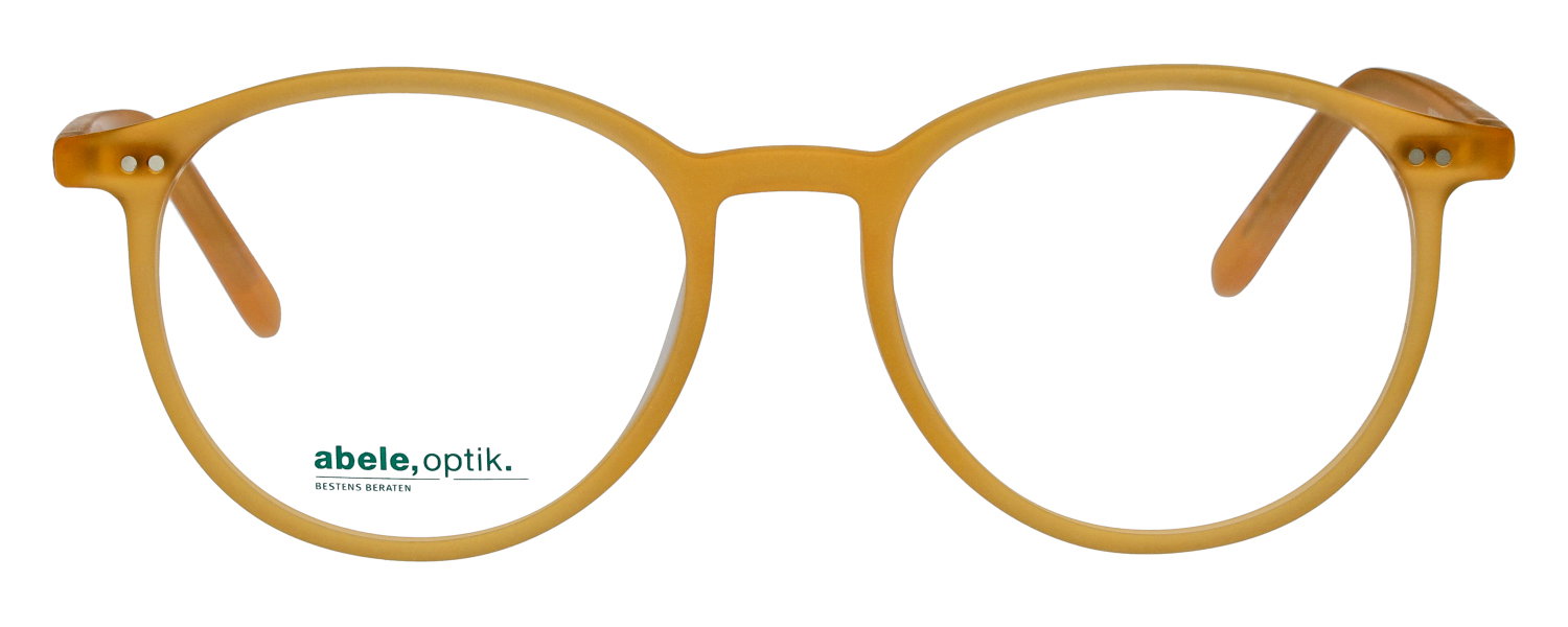 Das Bild zeigt die Brille Lucky Glasses Zusatzfassung von der Marke Lucky Glasses in nude matt von vorne