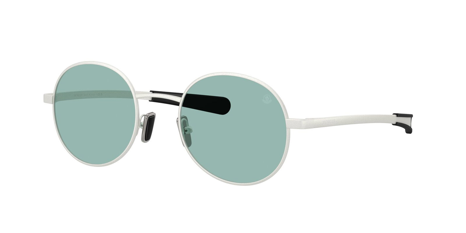zu sehen ist die Sonnenbrille 4016 von Moncler in der Farbe Silber.