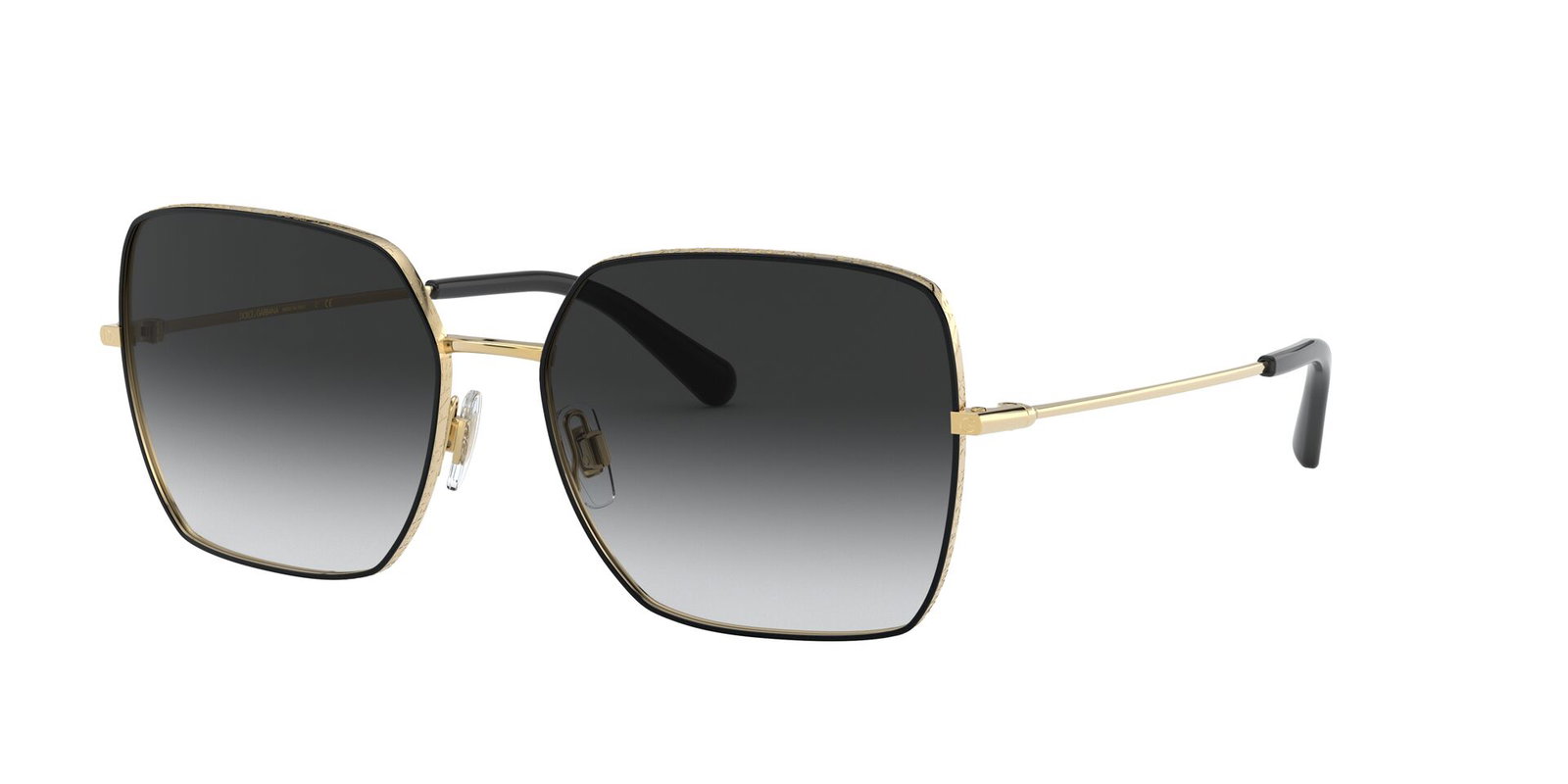 Auf diesem Bild sehen Sie die Sonnenbrille 0DG2242 von Dolce & Gabbana mit schwarzen Gläsern.