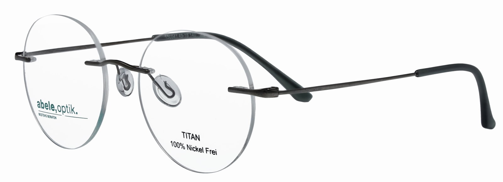 Titanbrille für Damen randlos gun 150541