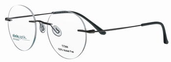 Titankomplettbrille für Damen randlos gun 150541