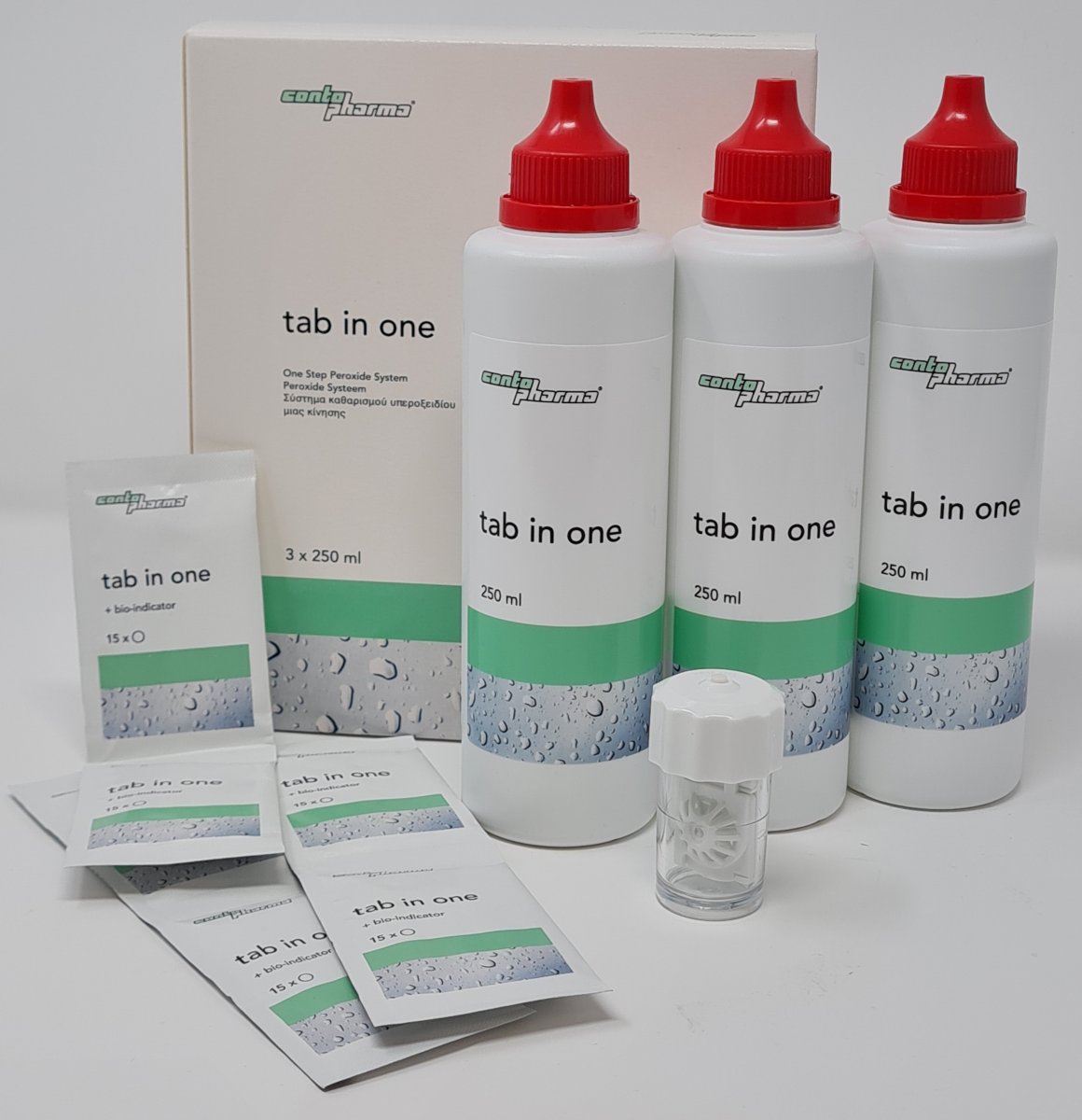 Tab In One Vorratspackung, Contopharma (3 x 250 ml + 90 Tabl.)