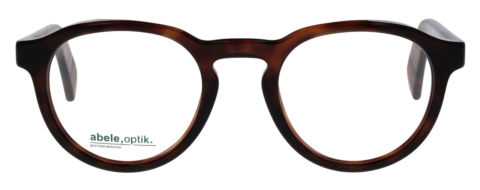 Das Bild zeigt die Korrektionsbrille 148201 von der Marke Abele Optik in hellbraun.