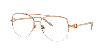 Das Bild zeigt die Korrektionsbrille RL5127 von der Marke Ralph Lauren in Roßégold.