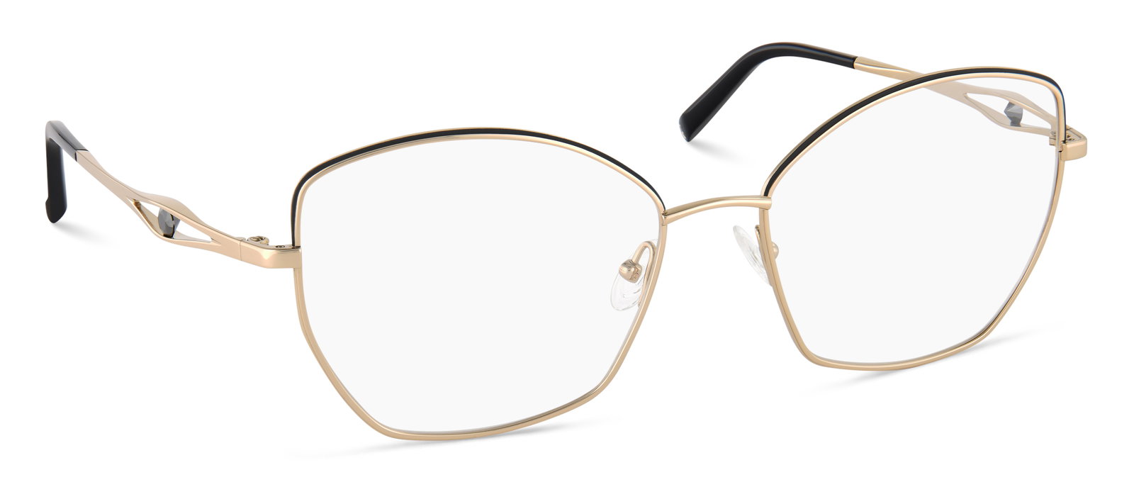 Flair Damen Brille 9138 100 in Gold-Anthrazit