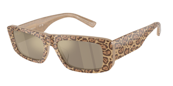 Das Bild zeigt die Sonnenbrille EA4229U 61195A von der Marke Emporio Armani in leopard.