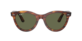 Das Bild zeigt die Ray Ban Sonnenbrille RB2241 in Havanna von vorne.