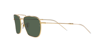 Das Bild zeigt die Sonnenbrille 0RBR0102S 001/VR von der Marke Ray Ban in Gold.