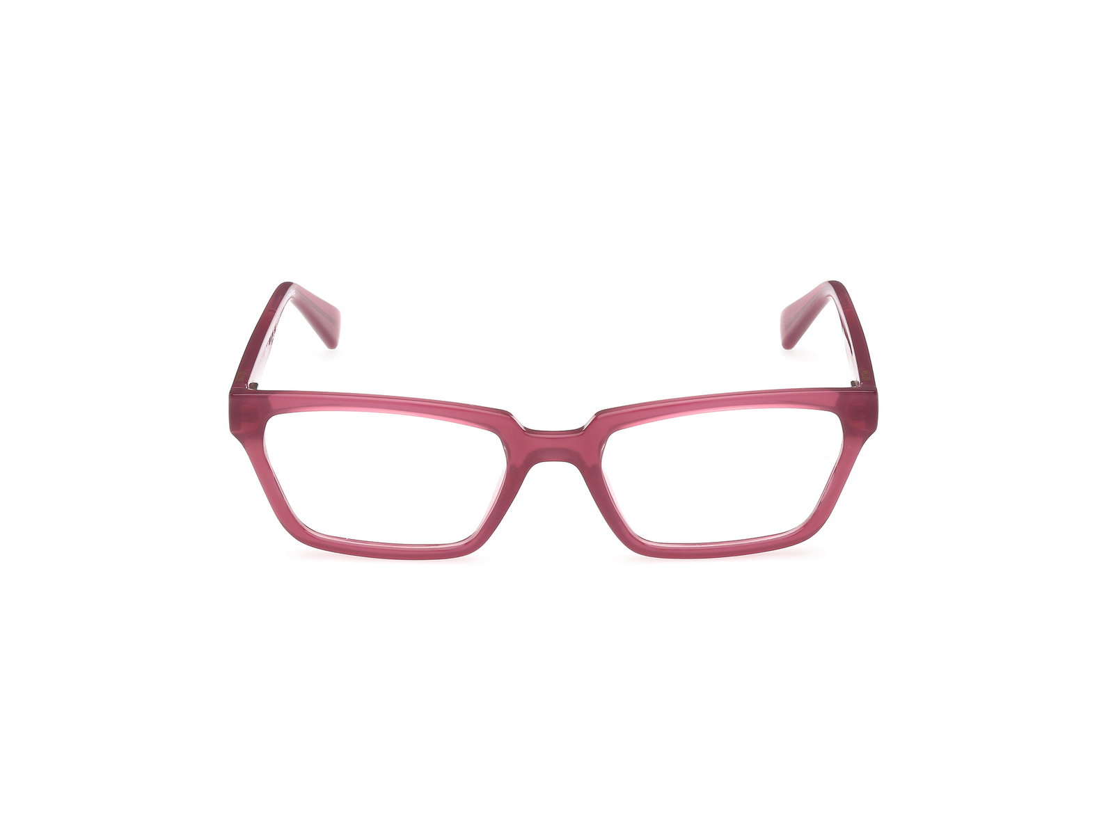 Das Bild zeigt die Korrektionsbrille GU8080 083 von der Marke Guess in violett.