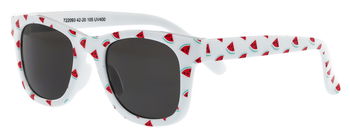 abele optik Kindersonnenbrille 722093 Weiß mit Wassermelonen