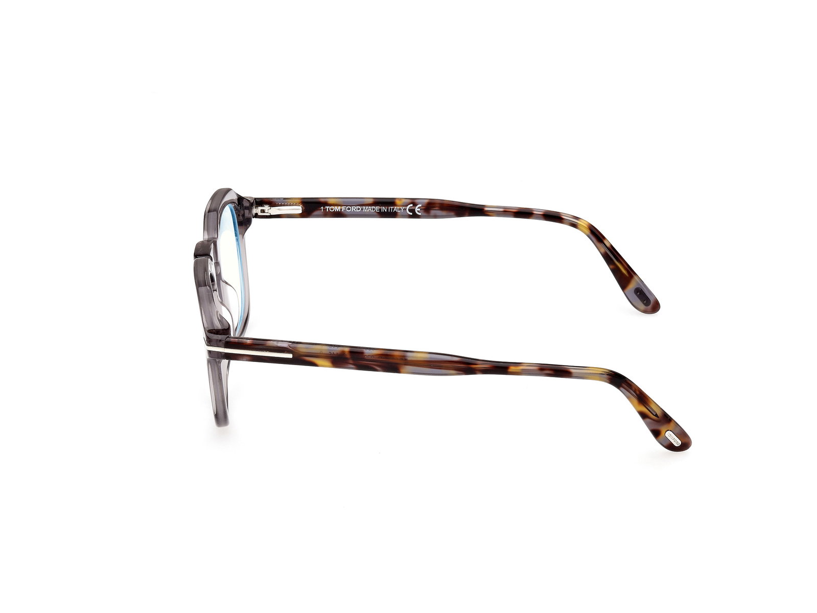 Das Bild zeigt die Korrektionsbrille FT5836-B 020 von der Marke Tom Ford in grau.