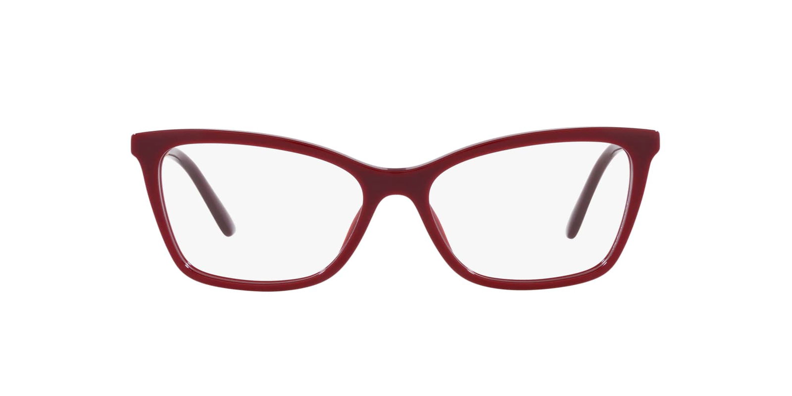 Das Bild zeigt die Korrektionsbrille DG3347 3091 von der Marke D&G in rot.