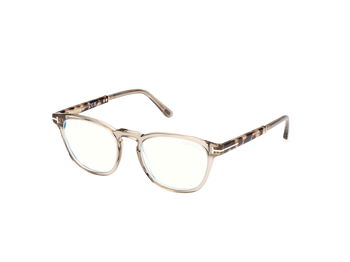 Das Bild zeigt die Korrektionsbrille FT5890-B 057 von der Marke Tom Ford in gold/havanna.