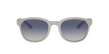 Das Bild zeigt die Sonnenbrille EA4225U 610087 von der Marke Emporio Armani in hellgrau.
