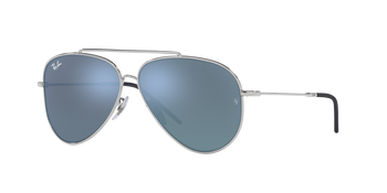 Ray Ban Sonnenbrille Aviator Reverse  in Silber 0RBR0101S 003/GA 59