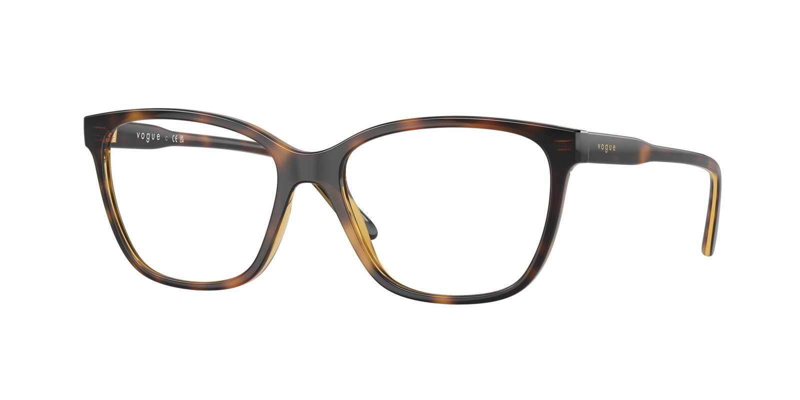 Auf diesem Bild sehen Sie die Korrektionsbrille 5378 von Vogue in der Farbe Schwarz.