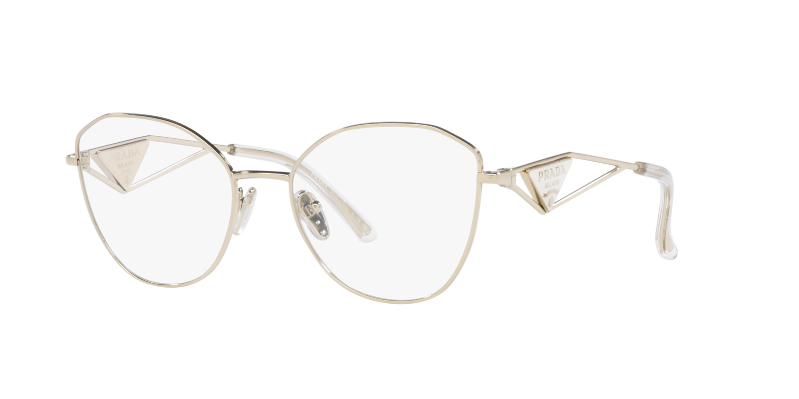 Prada Brille PR 52ZV ZVN1O1 53 gold