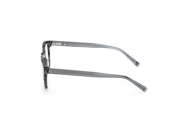 Das Bild zeigt die Timberland Brille TB50084 in glänzend Blau von der Seite.