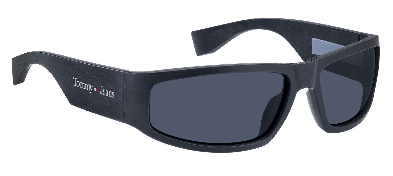Das Bild zeigt die schmale Sonnenbrille TJ 0094/S IBD für Herren von der Marke Tommy Hilfiger in blau von rechts