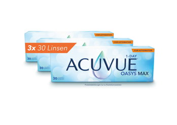 Acuvue Oasys 1-Day Max for Astigmatism, Johnson & Johnson (90 Stk.)