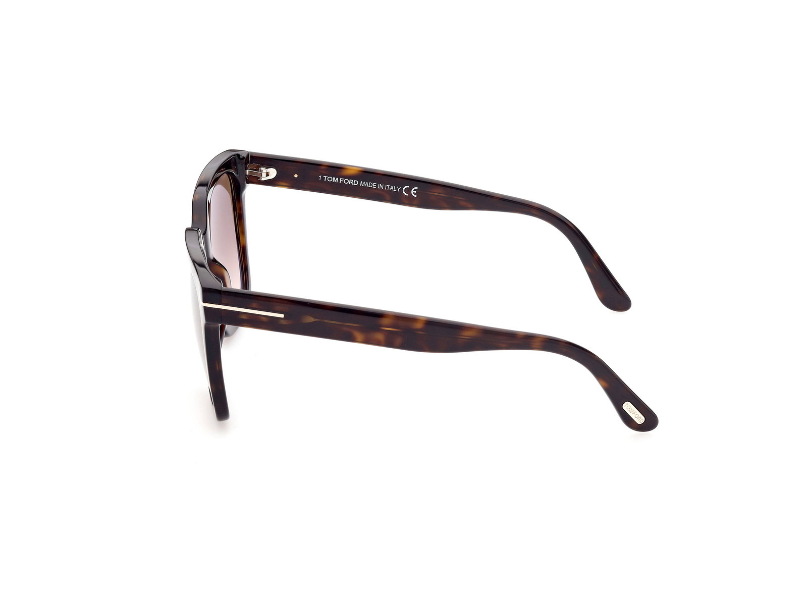 Das Bild zeigt die Sonnenbrille FT0952 52F von der Marke Tom Ford in schwarz.