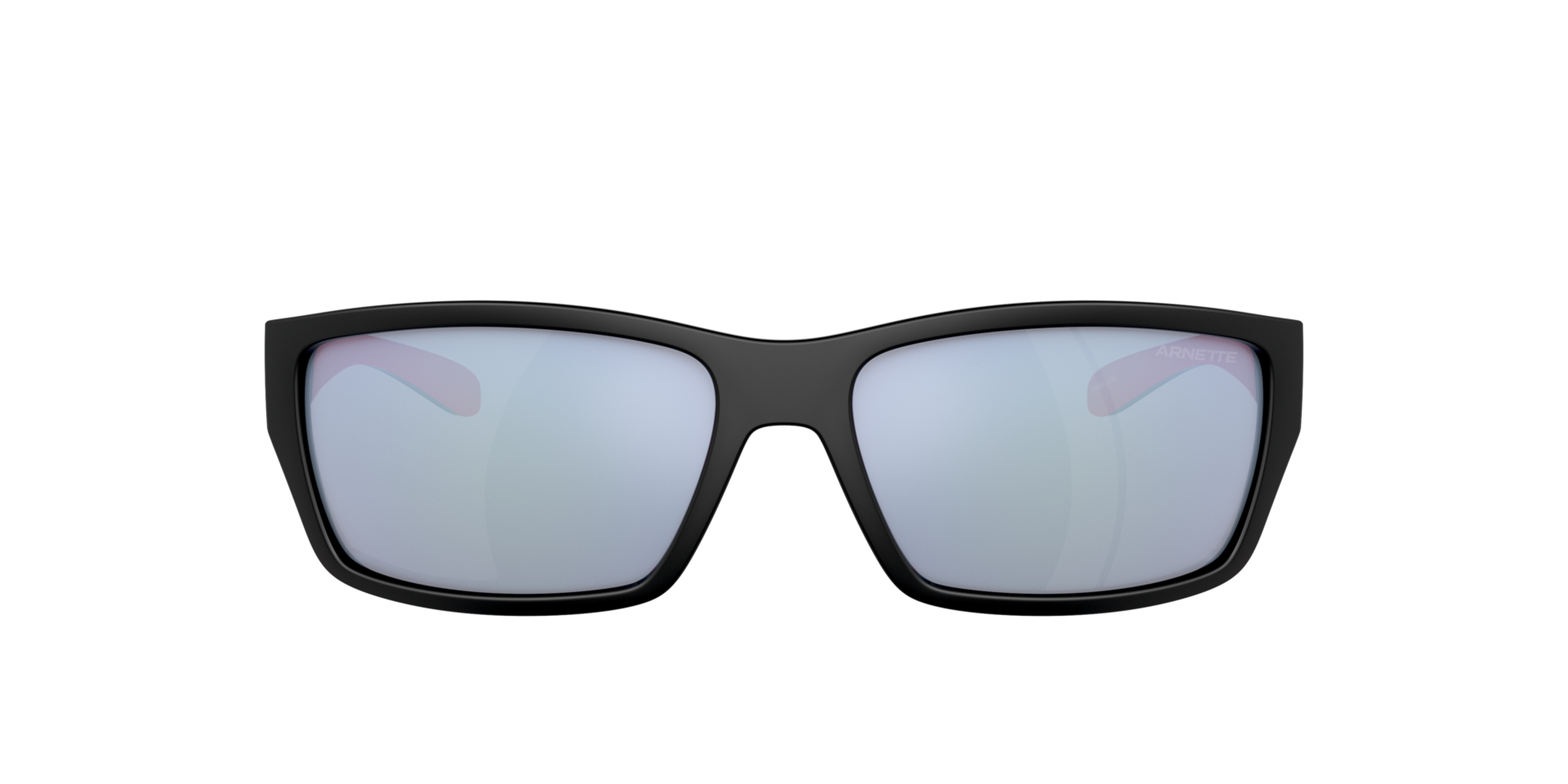 Das Bild zeigt die Sonnenbrille AN4336 27531U von der Marke Arnette in schwarz/rosa.