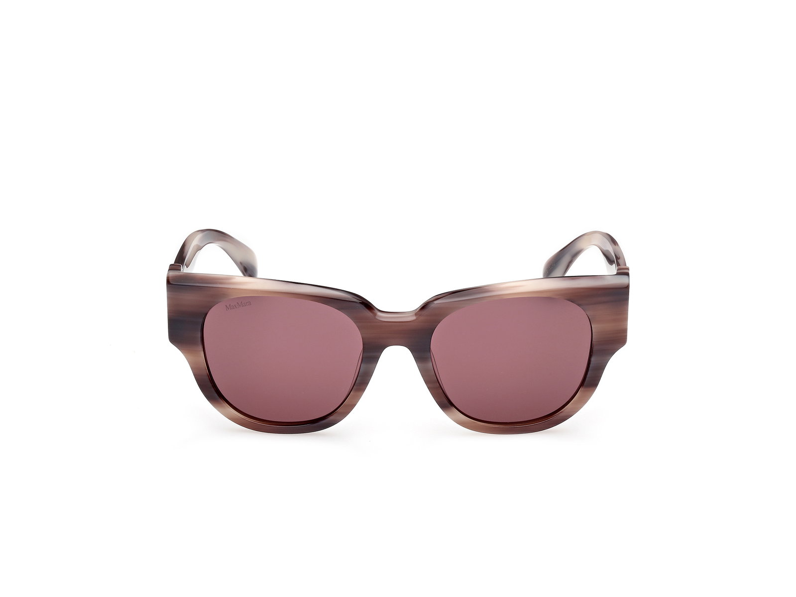 Das Bild zeigt die Sonnenbrille MM0138 von der Marke Max Mara in Horn gemustert.