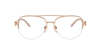 Das Bild zeigt die Korrektionsbrille RL5127 von der Marke Ralph Lauren in Roßégold.