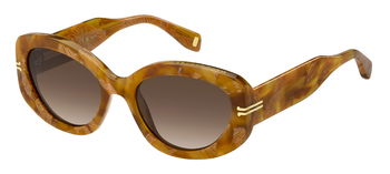 Das Bild zeigt die Sonnenbrille marc_1099_S_03Y_ von Marc Jacobs in brown marble.