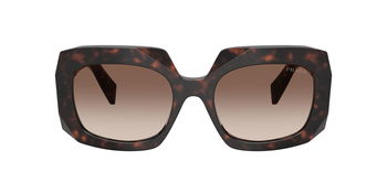 Auf diesem Bild sehen Sie die Sonnenbrille 0PRB23S von Prada in der Farbe Havanna.