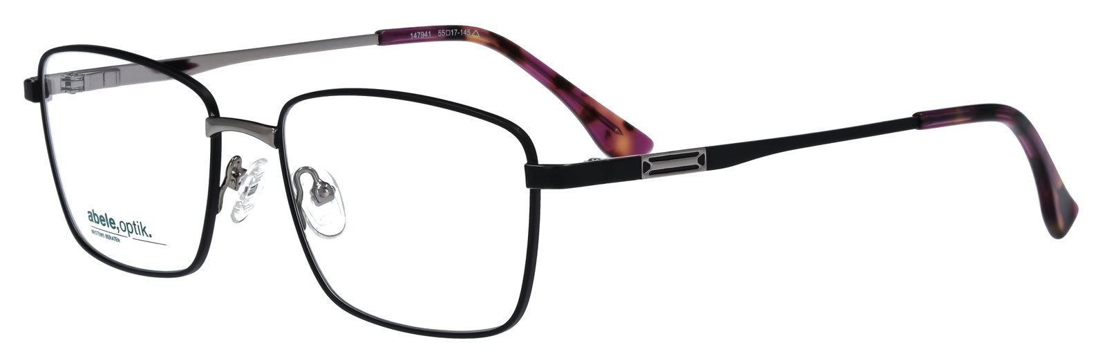 Das Bild zeigt die Korrektionsbrille 147941 von der Marke Abele Optik in gun matt.