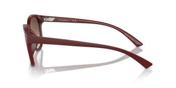 Das Bild zeigt die Sonnenbrille EA4225U 610113 von der Marke Emporio Armani in Bordeaux.