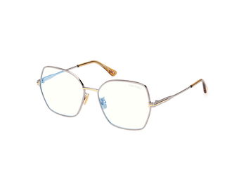 Das Bild zeigt die Korrektionsbrille FT5876-B 014 von der Marke Tom Ford in silber.
