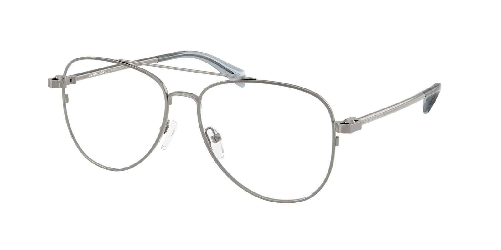 Michael Kors Damen Brille MK3089 1002 Glänzendes gunmental  - Sao Paulo