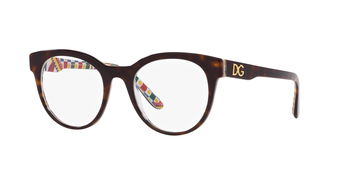 Dolce & Gabbana Brille für Damen DG3334 3217 52 Havana