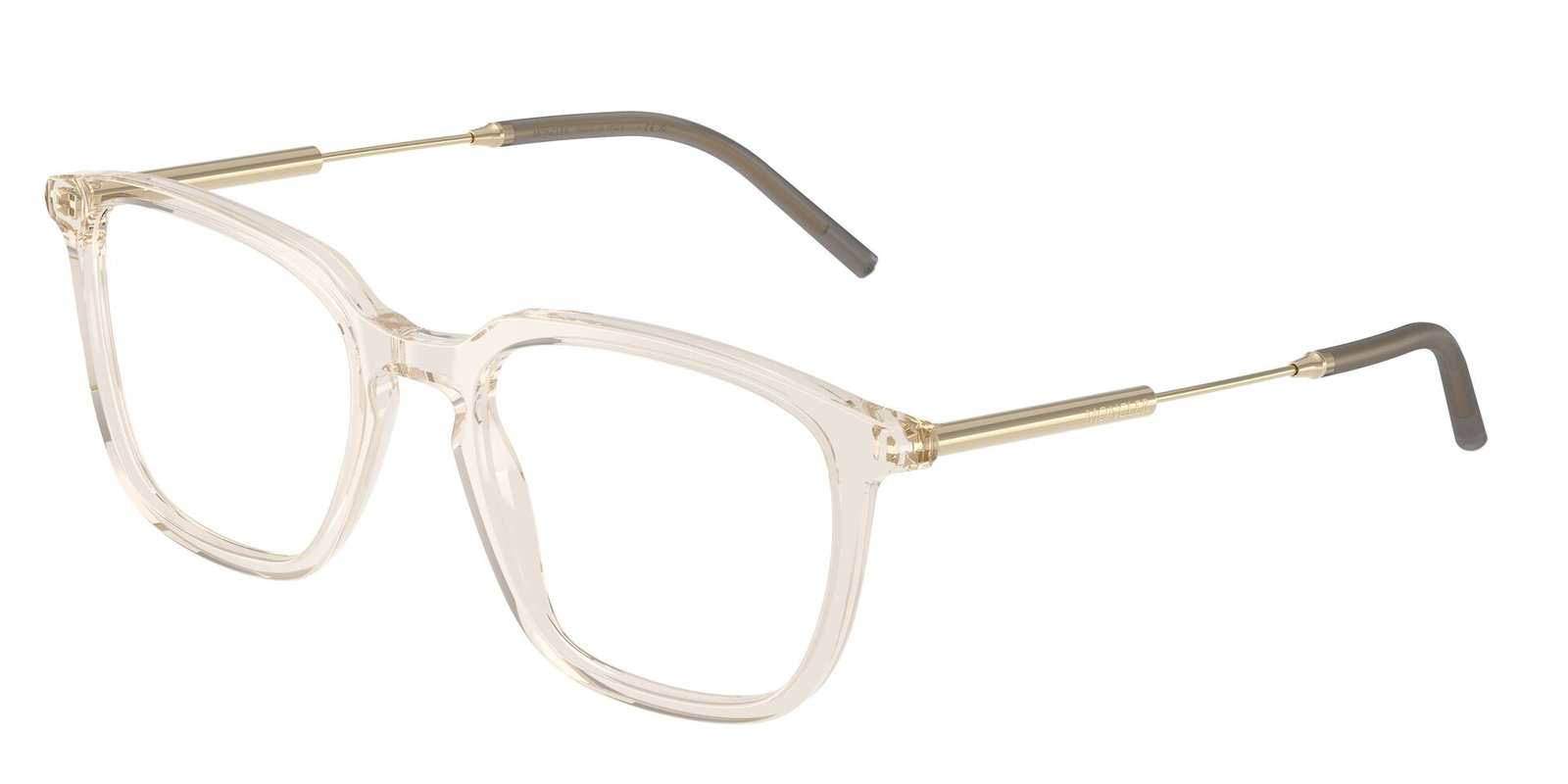 zu sehen ist die Korrektionsbrille 2012 von Moncler in der Farbe weiß Transparent.