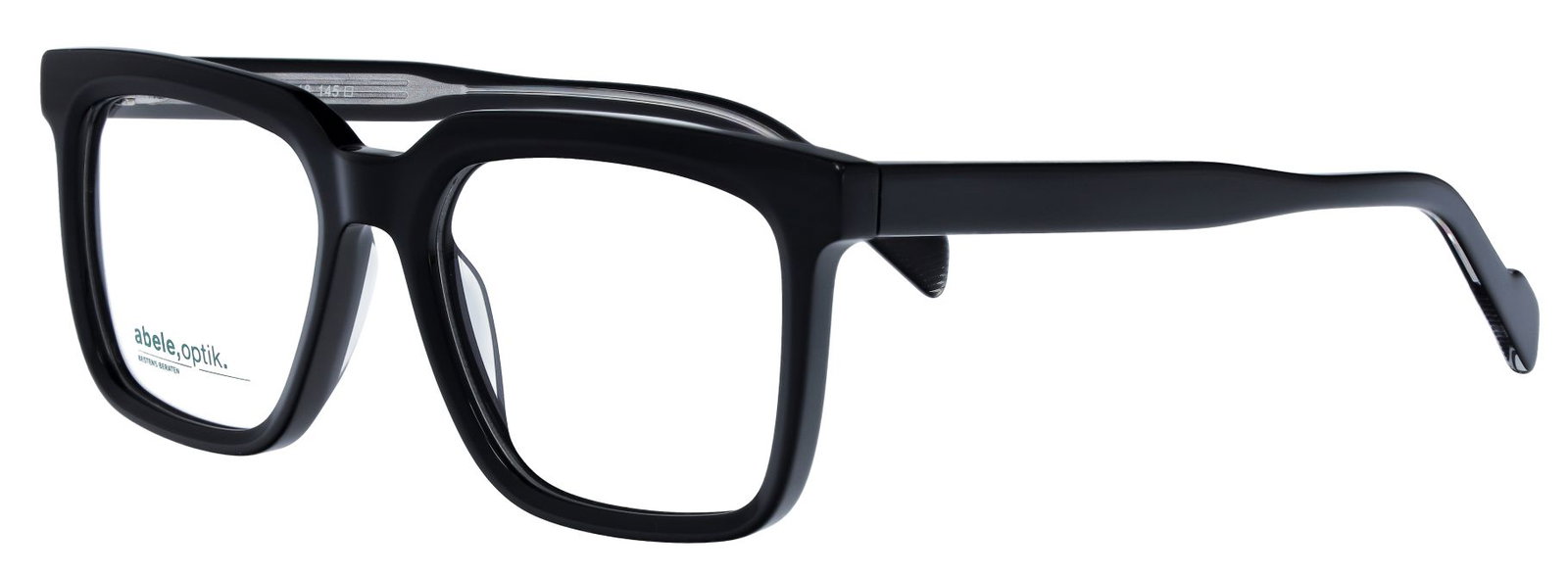 zu sehen ist die Korrektionsbrille 152901 von Abele Optik in der Farbe Schwarz.