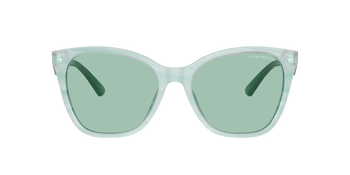 Das Bild zeigt die Sonnenbrille EA4222 611271 von der Marke Emporio Armani in grün.