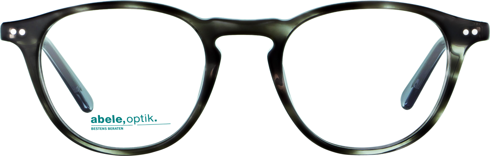 Das Bild zeigt die Korrektionsbrille 143391 von der Marke Abele Optik in grau - schwarz.