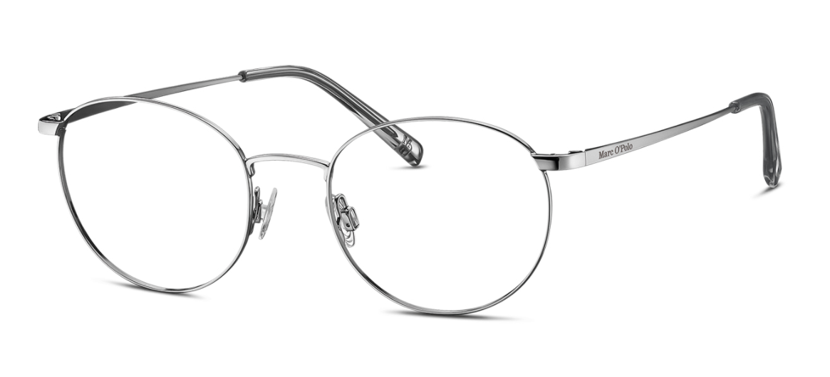 Das Bild zeigt die Korrektionsbrille 502157 00 von der Marke Marc o Polo in silber.