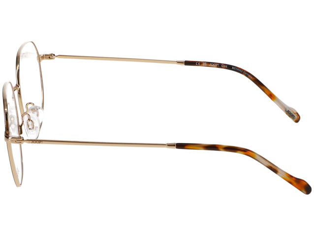 Das Bild zeigt die runde Brille JOOP! 3310 6000 für Damen von der Marke Joop! in braun gold von rechts