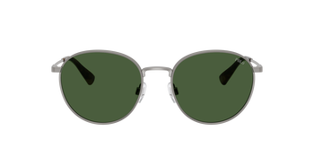 Das Bild zeigt die Polo Ralph Lauren Sonnenbrille PH3163 in Gunmetal halbglänzend von vorne.