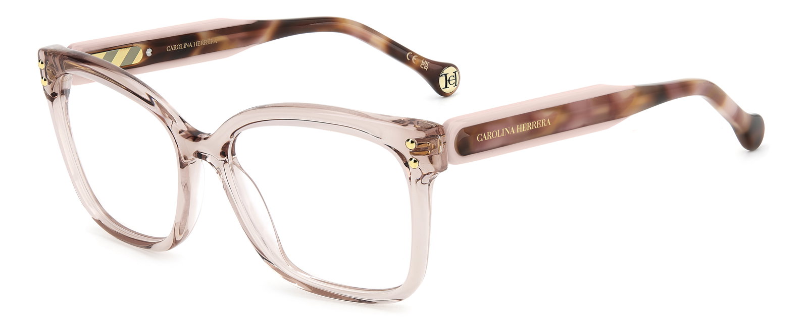 Auf diesem Bild sehen sie die Korrektionsbrille 3200 von der Marke Carrera in der Farbe rosa/gemustert.