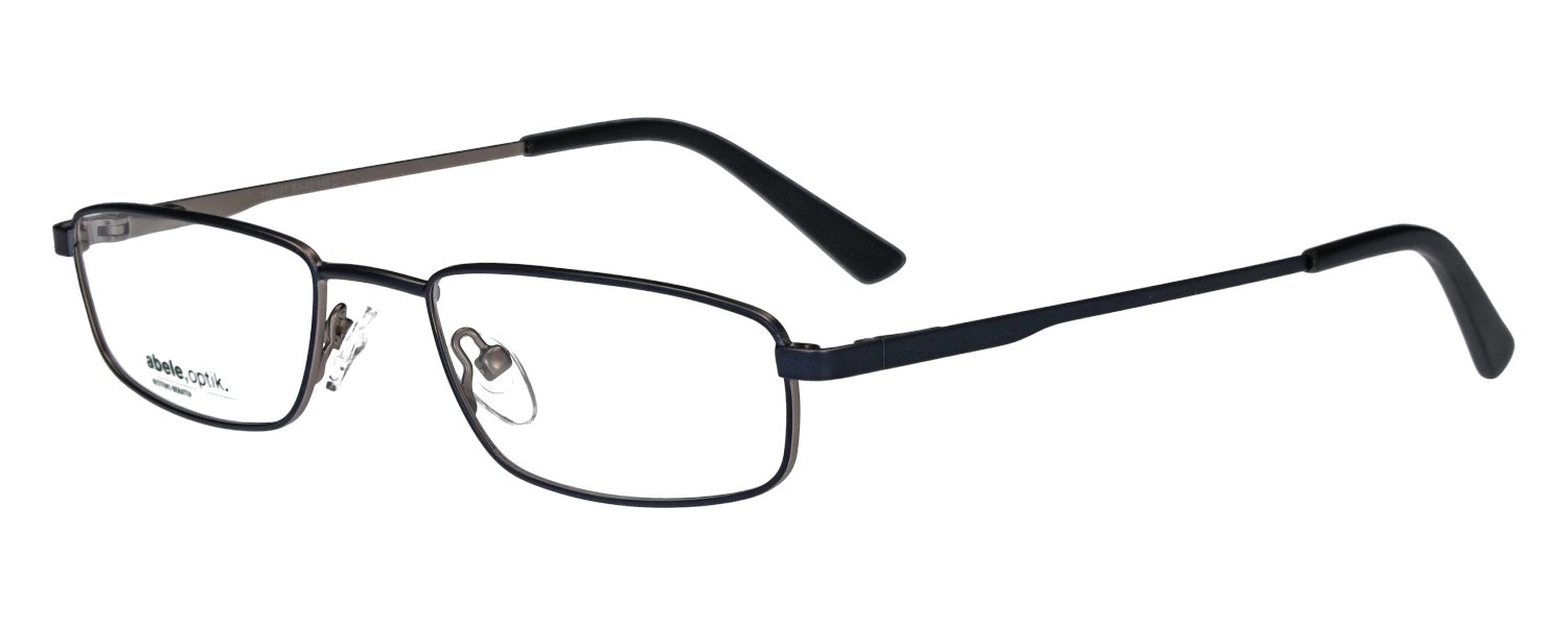 abele optik Brille in schwarz & schmal aus Metall 146231