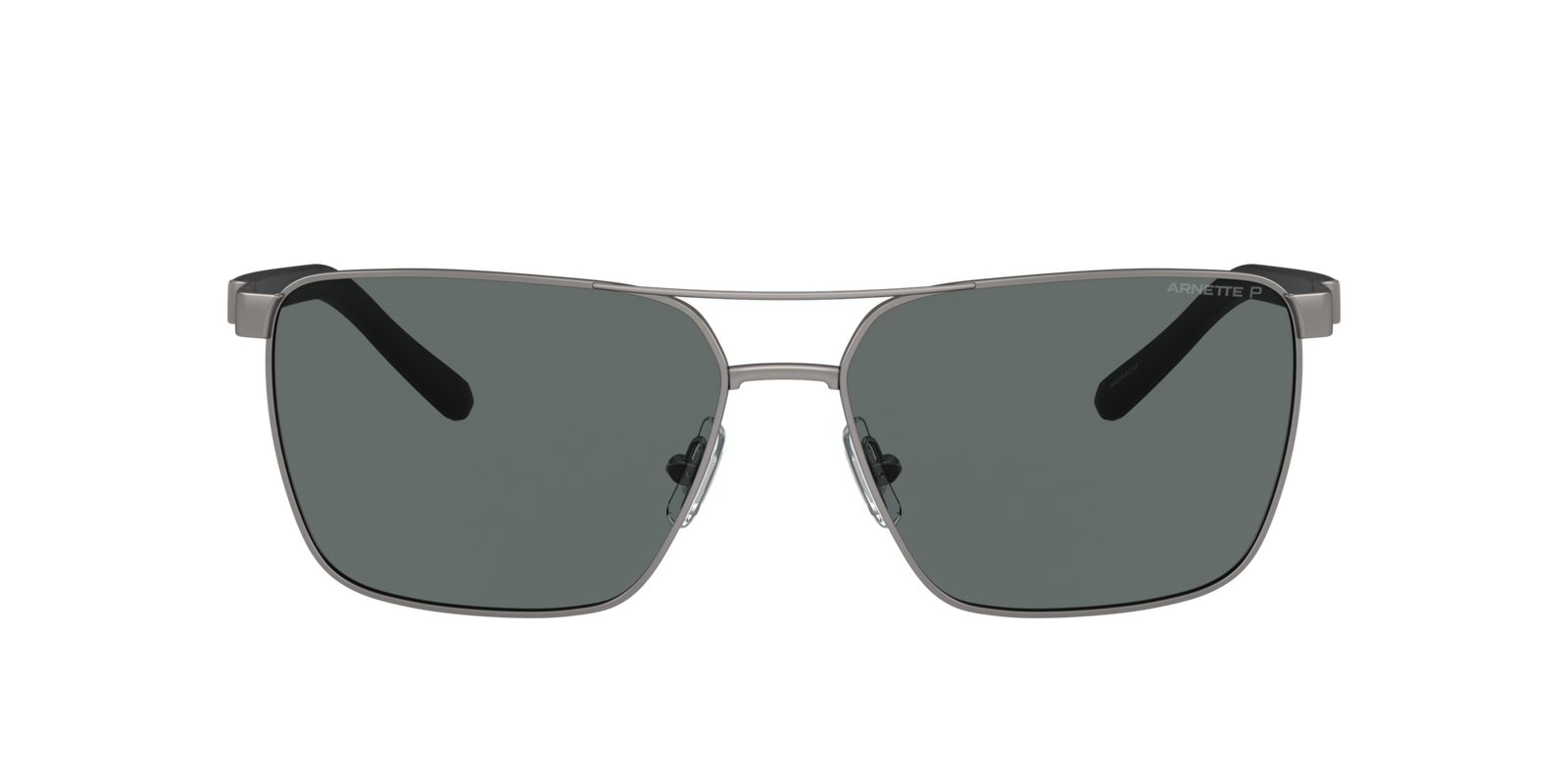 Das Bild zeigt die Sonnenbrille AN3091 745/81 von der Marke Arnette in gunmetal.