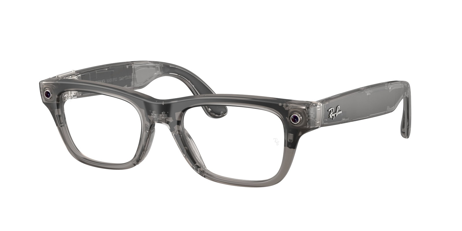 Ray Ban META-Brille Blayzer in Grau Transparent 0RW7001 8529