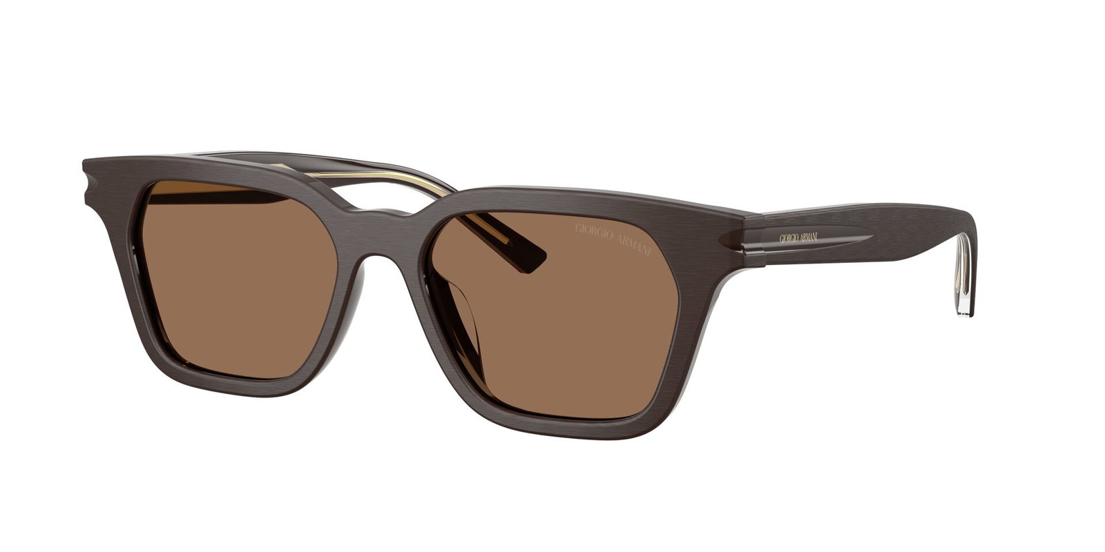 Das Bild zeigt die Giorgio Armani Sonnenbrille AR8251U in Braun