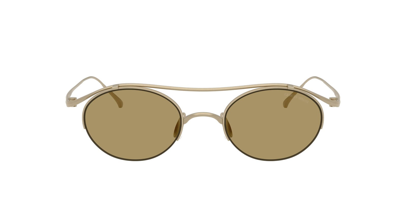Das Bild zeigt die Giorgio Armani Sonnenbrille AR6172 in Gold